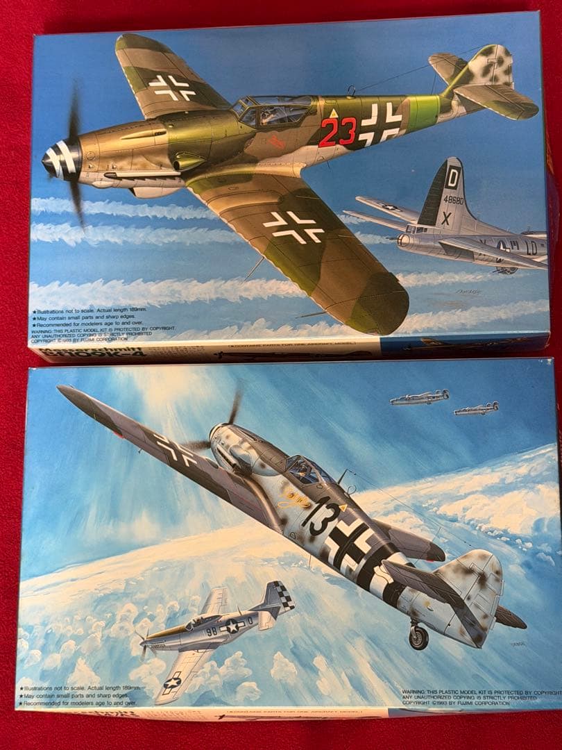 1/48フジミ、ホビークラフト、エデュアルド Bf 109シリーズ 全8個セット