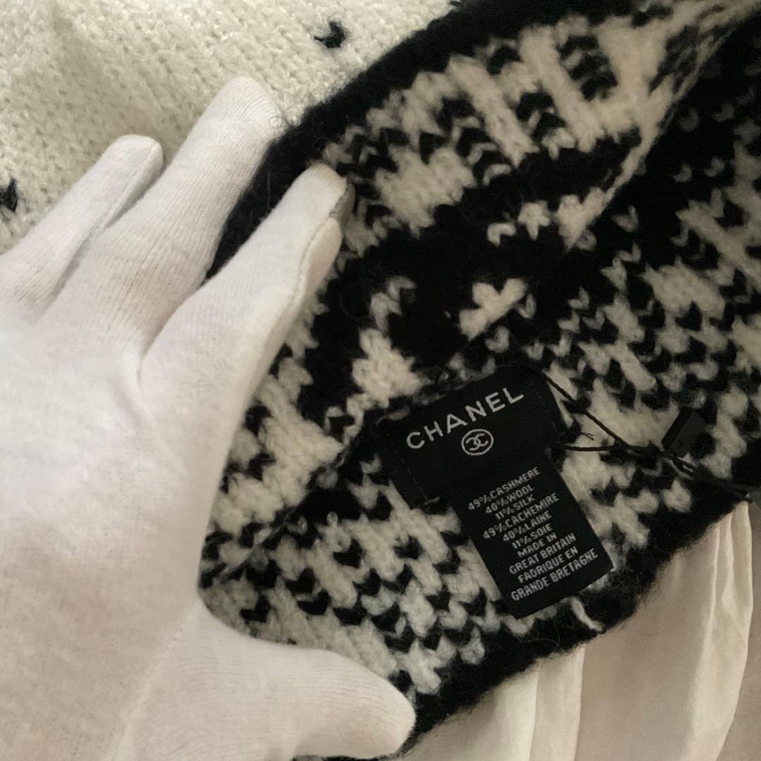 CHANELノベルティ　ニット帽