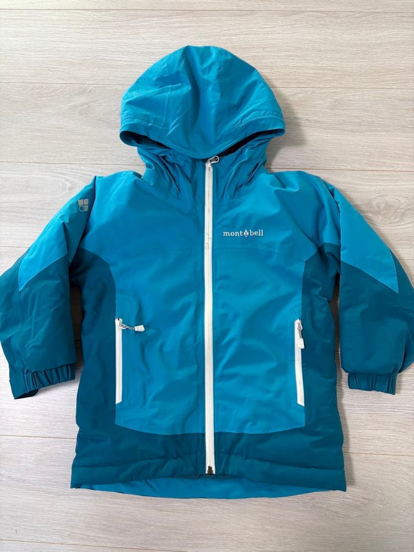 montbell モンベル スキーウェア上下110cm ミトン3点セット