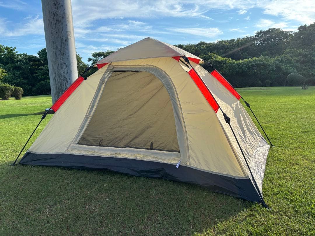 DODワンタッチテント　ベージュ