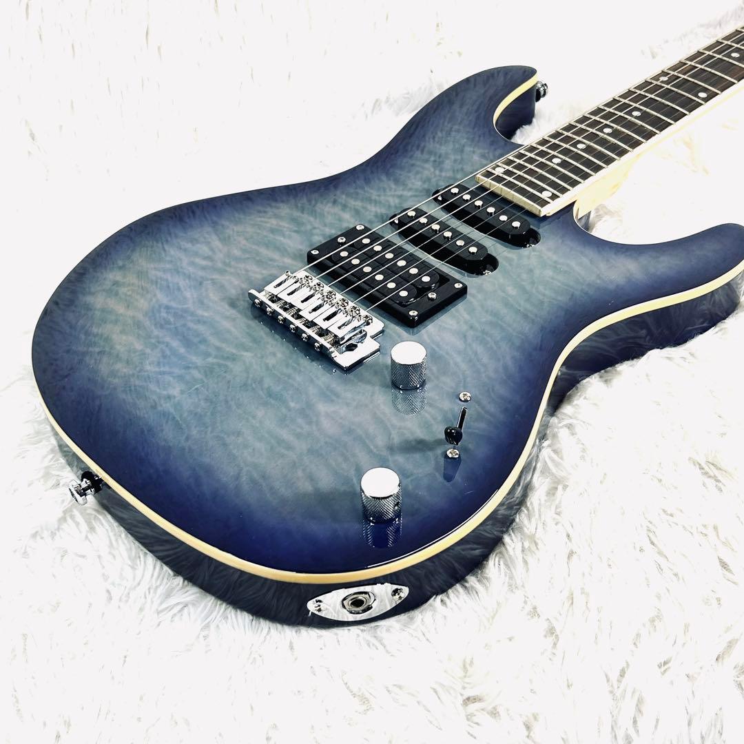 Yamato ヤマト Ibanez RG風エレキギター キルトトップ ギター