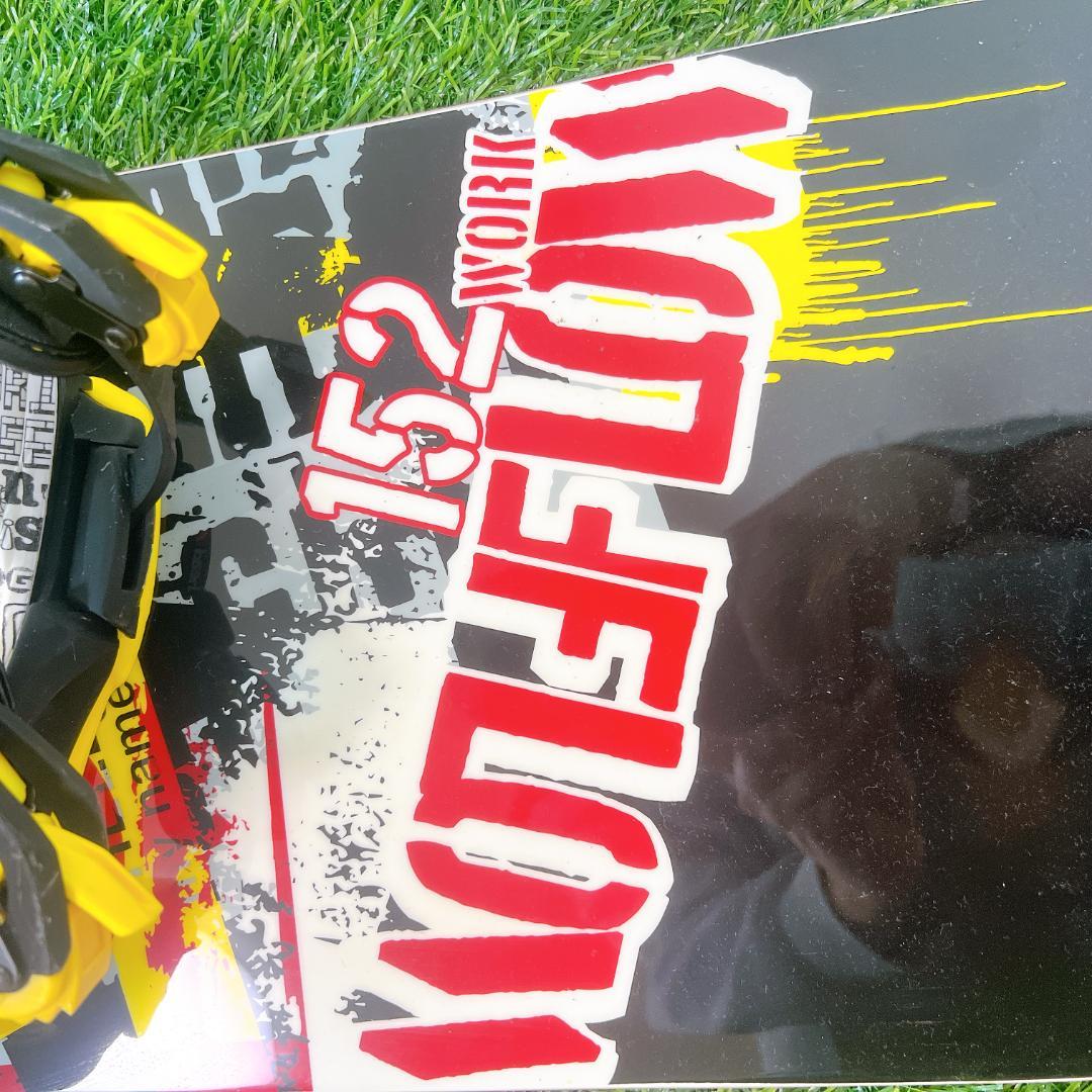 FLOW 152cm バイン head Lサイズ スノーボード 2点セット