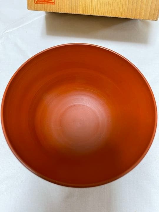 常滑焼　朱泥　茶盌　雪堂造　抹茶碗　共箱付