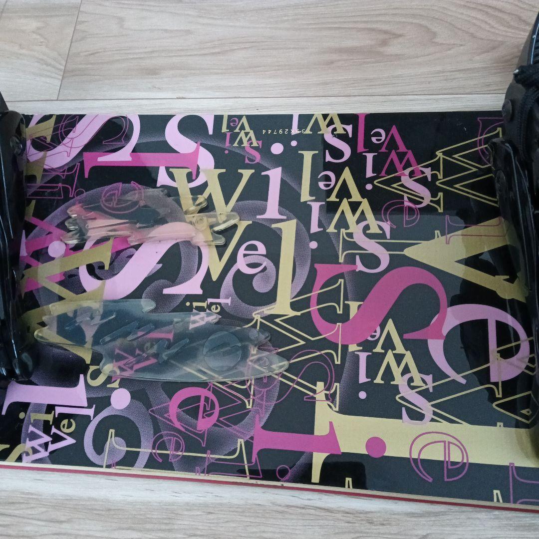 【訳あり】swivel 　スノーボード　139cm　板　ビンディング　2点セット