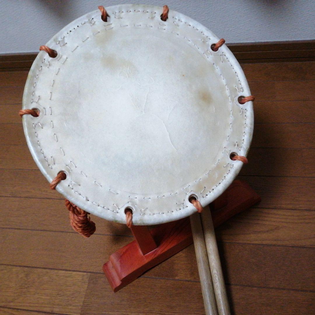 締太鼓 鈴木楽器製作所製 台・バチ付き