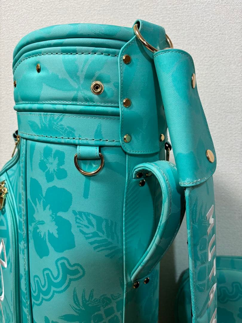 ムータマリン muta marine総柄ジャガード キャスター付きキャディバッグ