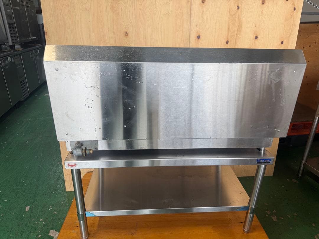 2018年 マルゼン ガスグリドル 作業台付き 都市ガス