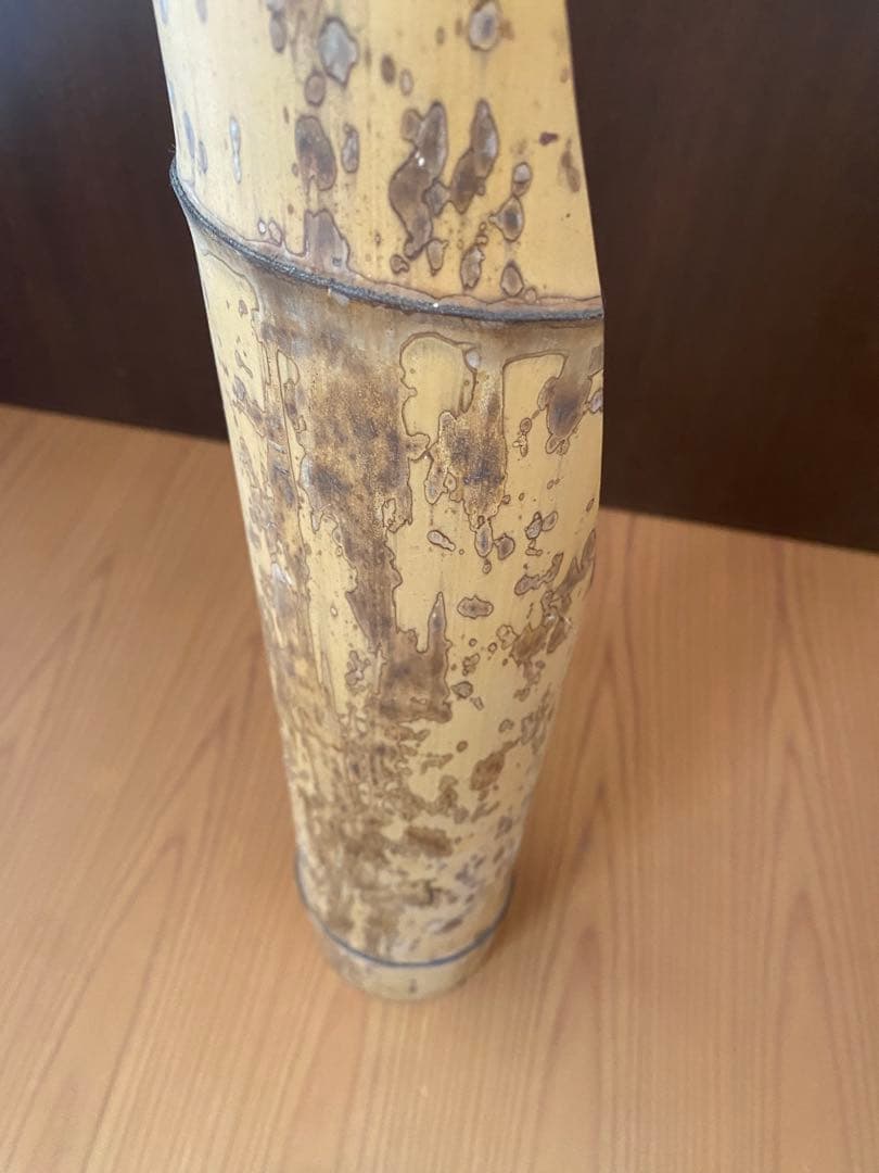 華道具 斑竹 鶴首 竹花器 華道 茶道具 花入