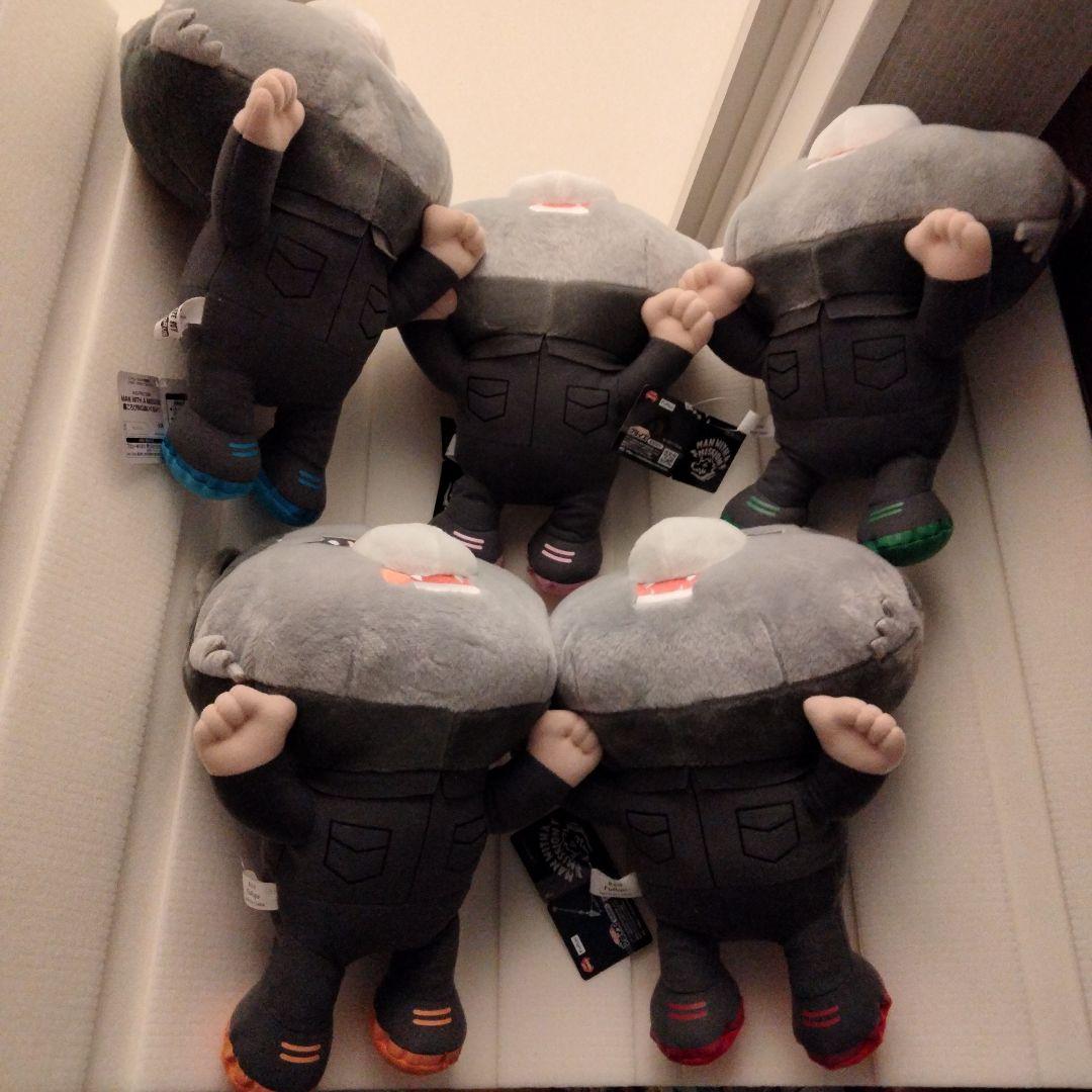 マンウィズアミッション 寝ころびBIGぬいぐるみ 全メンバーセット