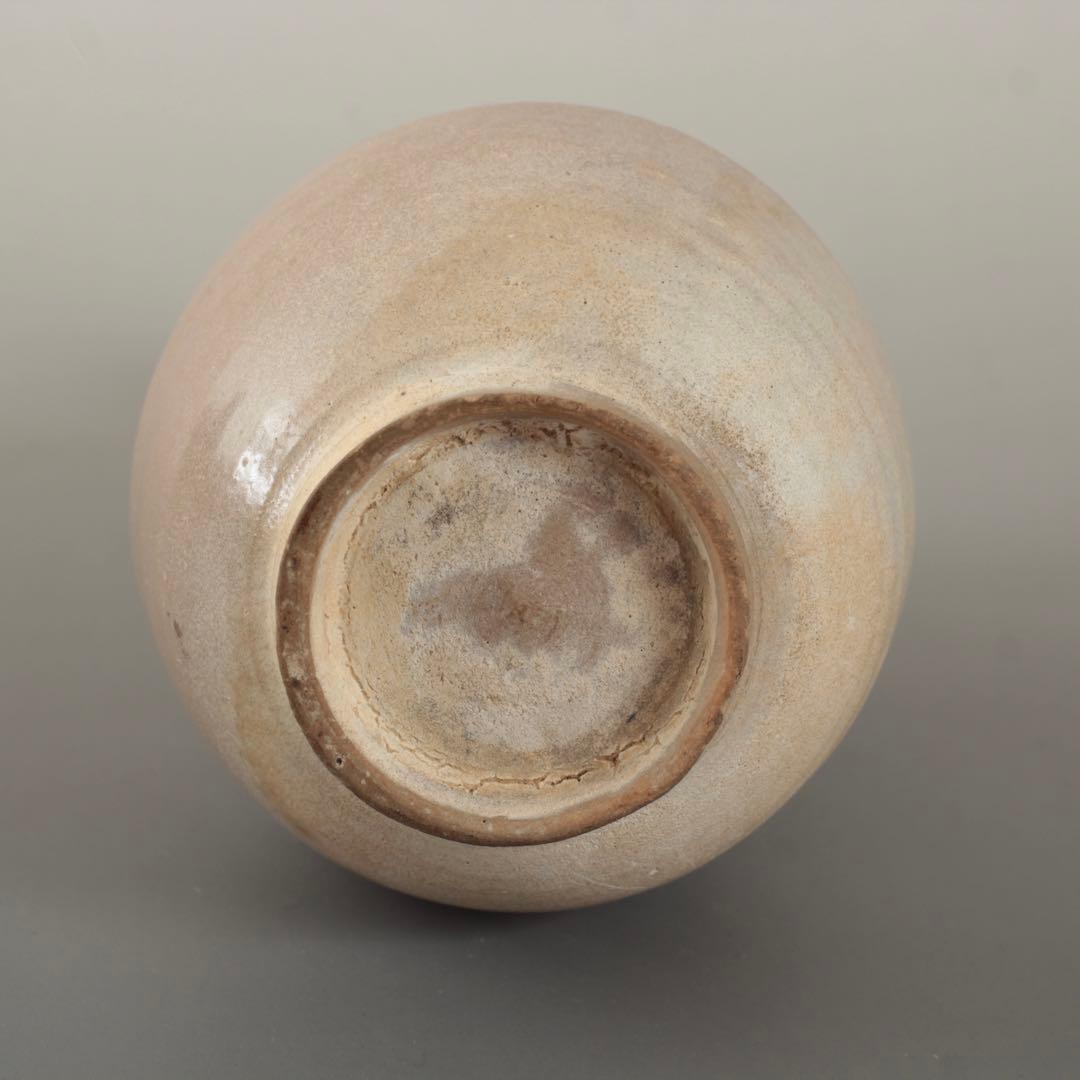 李朝 白磁 堅手 徳利 容量約300ml 古美術 古道具 アンティーク 朝鮮美術