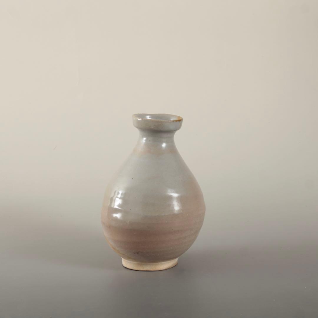 李朝 白磁 堅手 徳利 容量約300ml 古美術 古道具 アンティーク 朝鮮美術