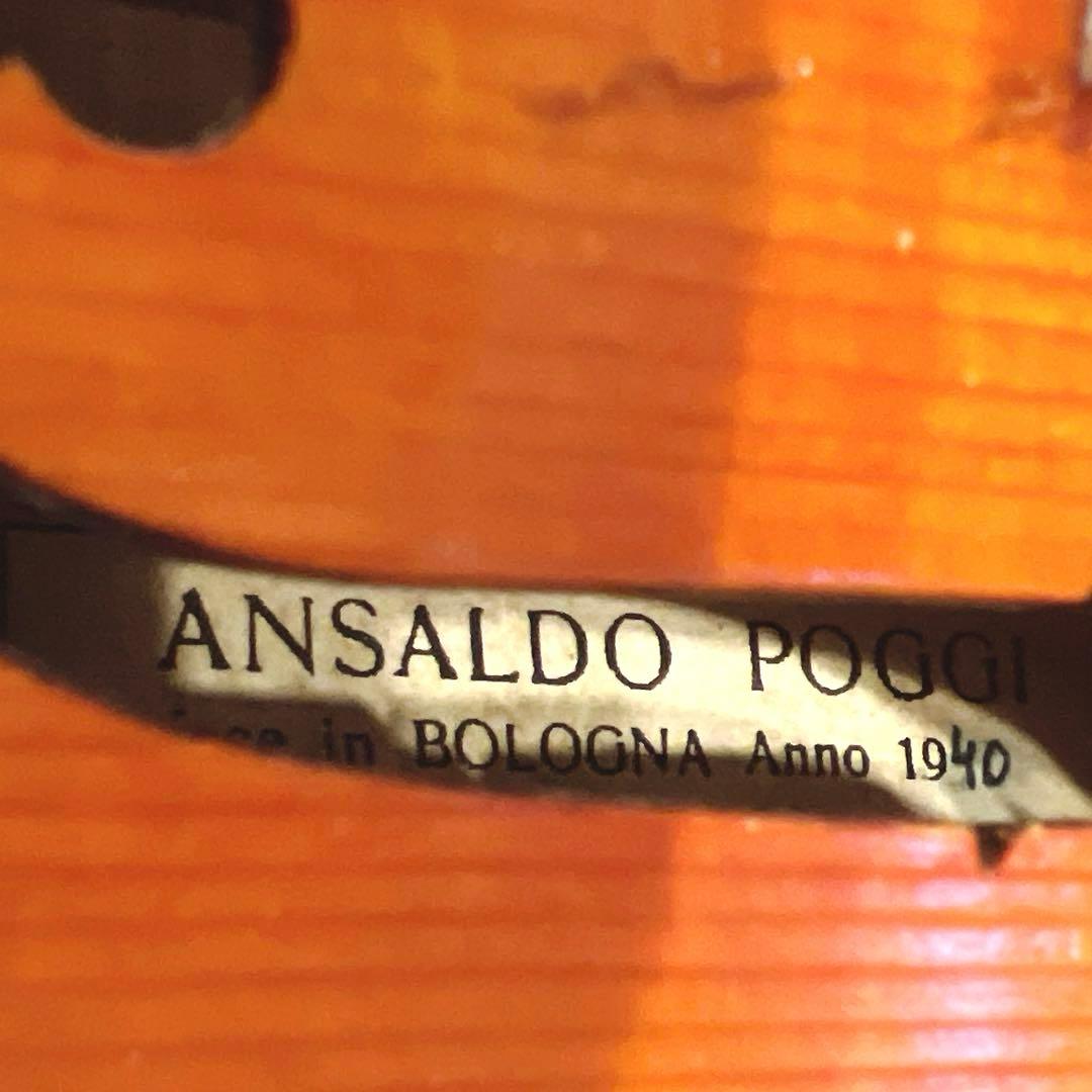 【美虎杢】ANSALDO POGGI バイオリン 1940年 4/4 希少