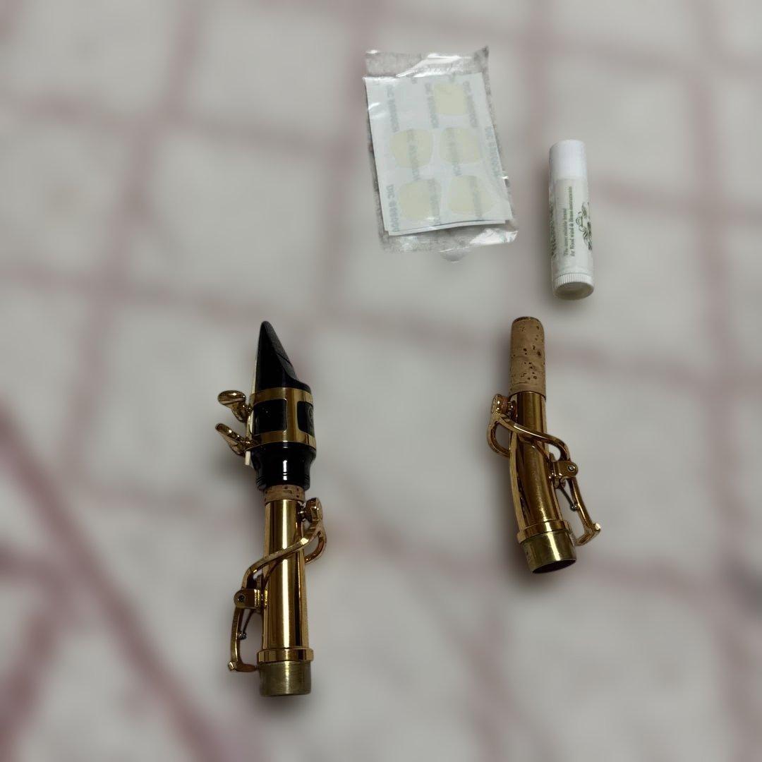 極美品 希少　ソプラノサックス　sp-650 Jマイケル　彫刻　ゴールド　ケース