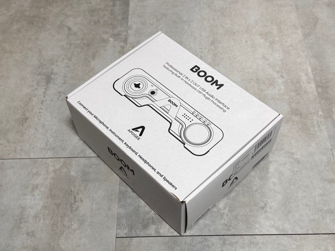 BOOM APOGEE オーディオインターフェイス
