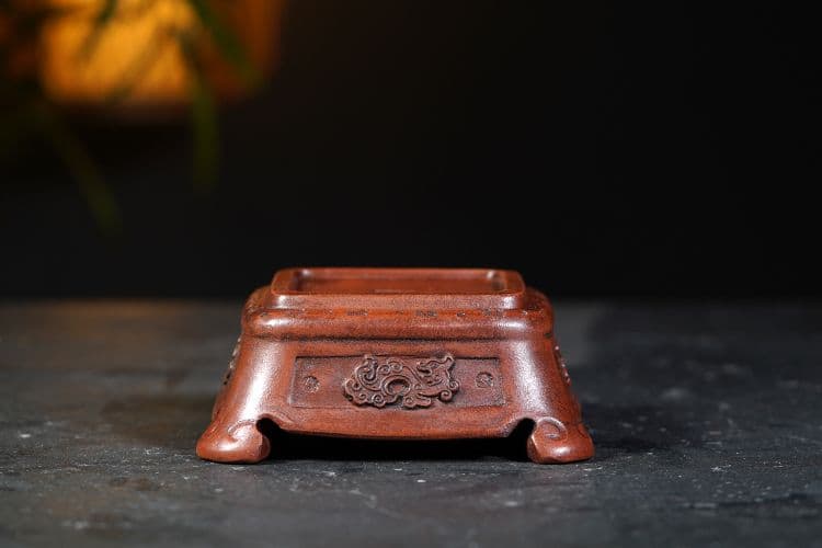 中国宜興 竜紋紫砂鉢 小花鉢 菖蒲盆栽 多肉植木鉢 小品盆栽鉢 大品盆栽鉢