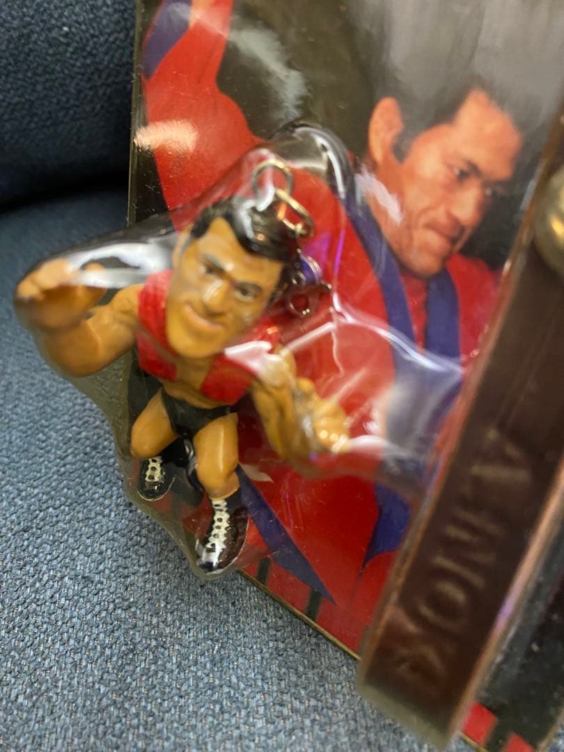 アントニオ猪木　フィギュア&フィギュアストラップ　未開封　新日本プロレス