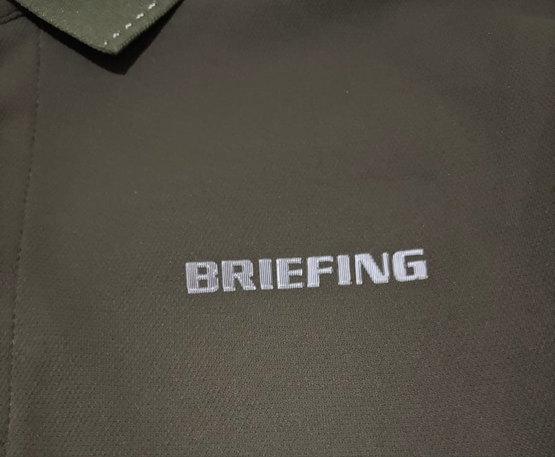 ブリーフィングゴルフ　ポロシャツ長袖　MEN’S COOLMAX LS POLO