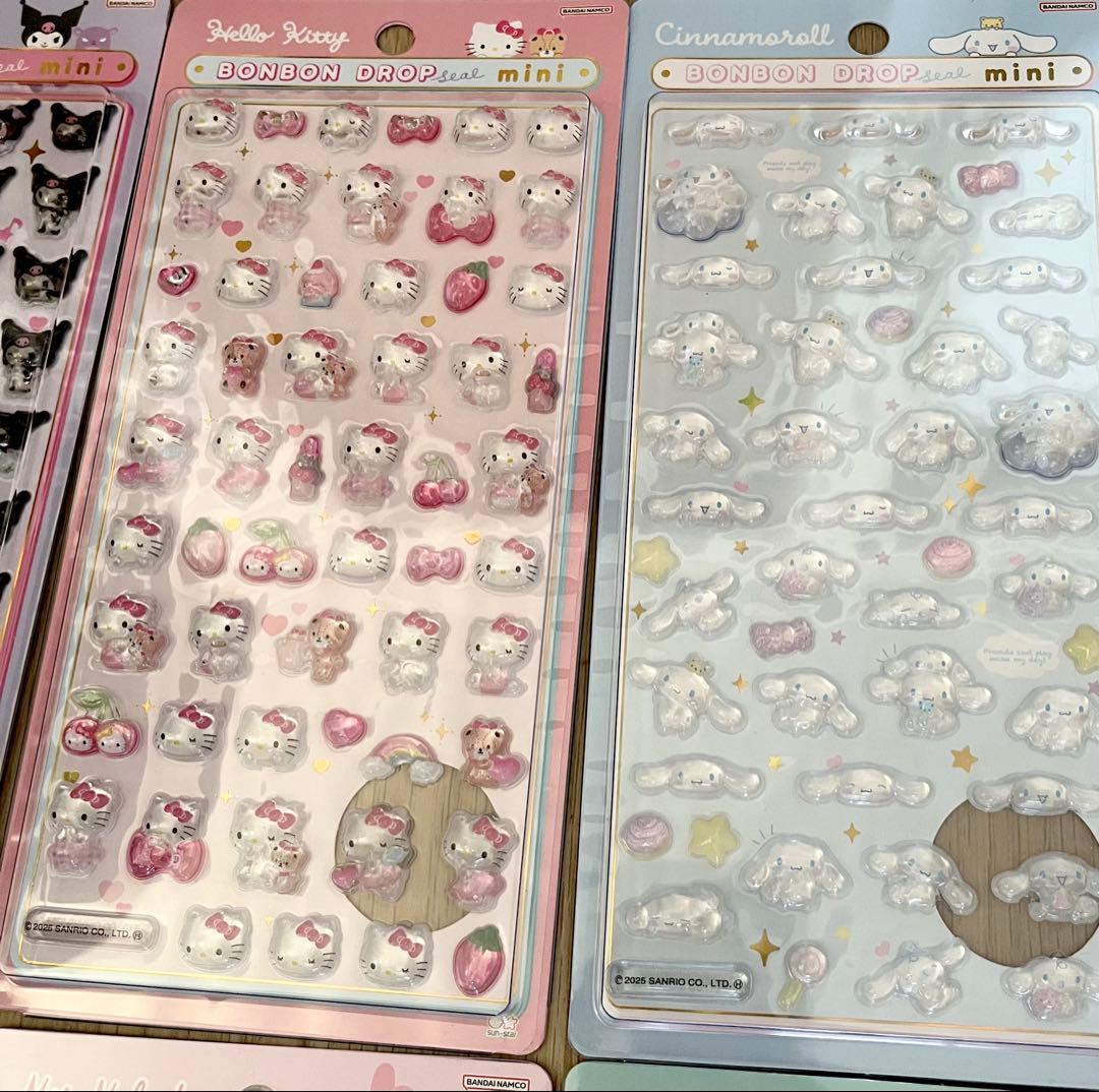 【正規品】ボンボンドロップシール　mini サンリオ　8枚セット