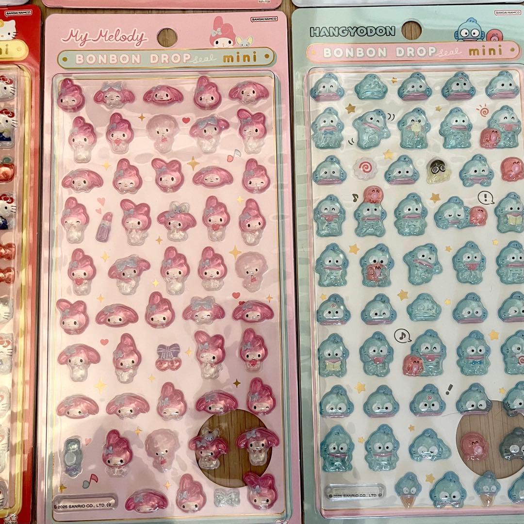 【正規品】ボンボンドロップシール　mini サンリオ　8枚セット