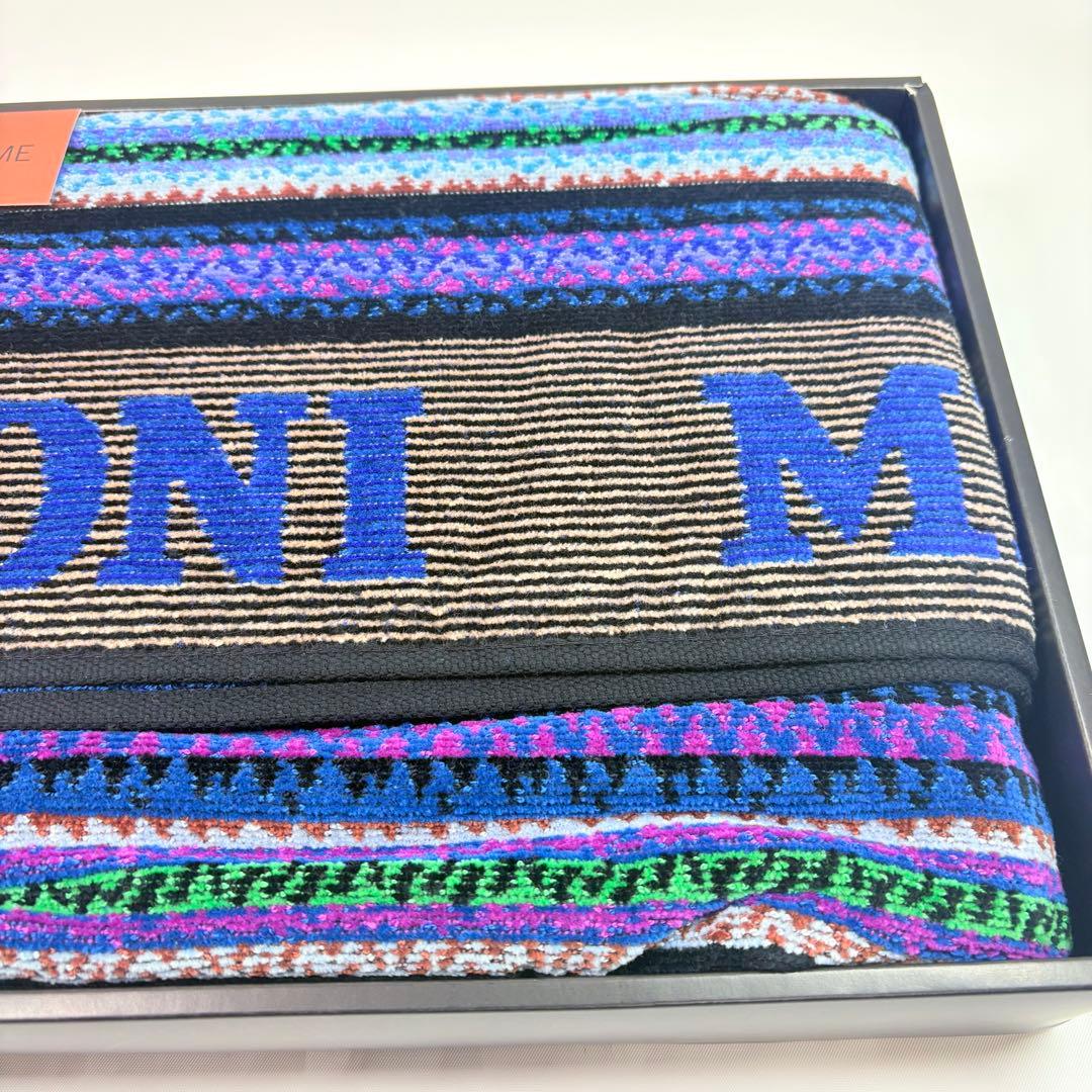 MISSONI ミッソーニ　バスタオル　ブルー　ギフト