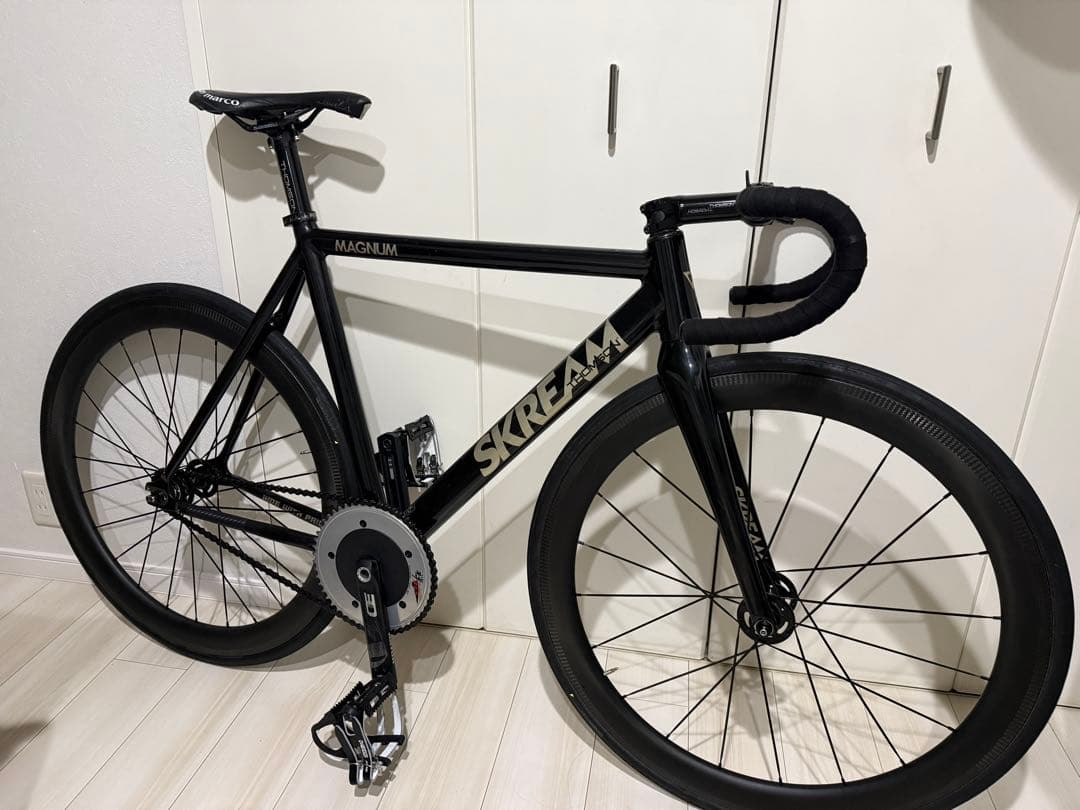 ピスト　カーボンホイール　クリンチャー　50mm