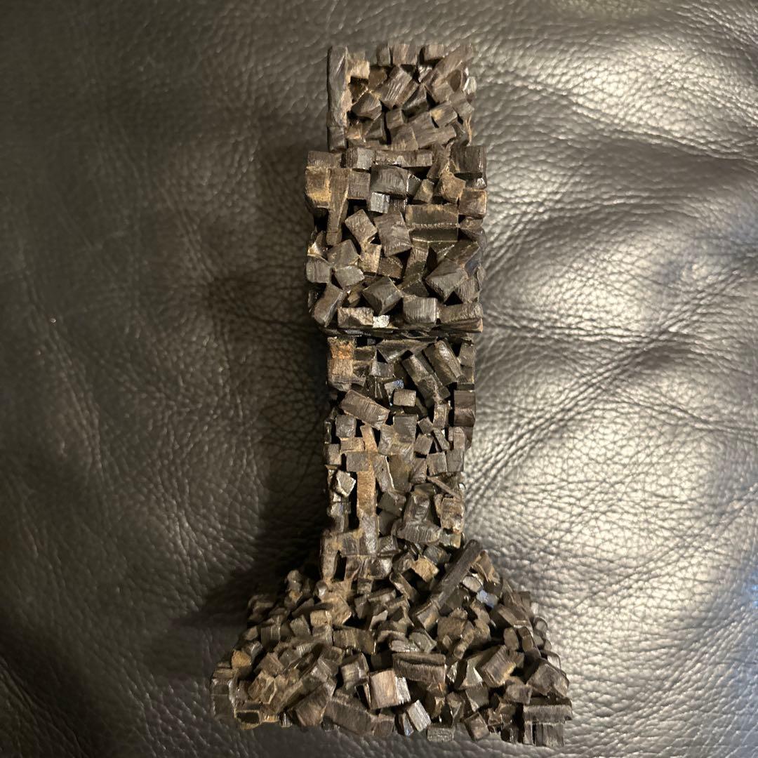 希少CHROME HEARTS エボニー製オーナメントオブジェ ブラウン