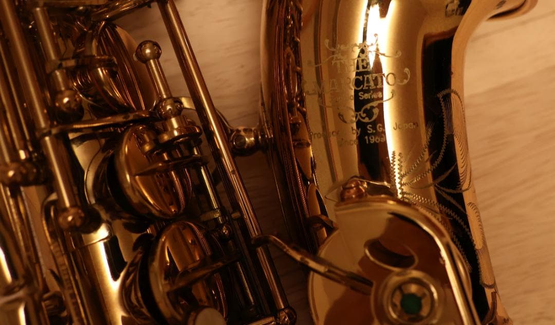 アルトサックス　下倉楽器　MARCATO　AL-500(?)　1995年