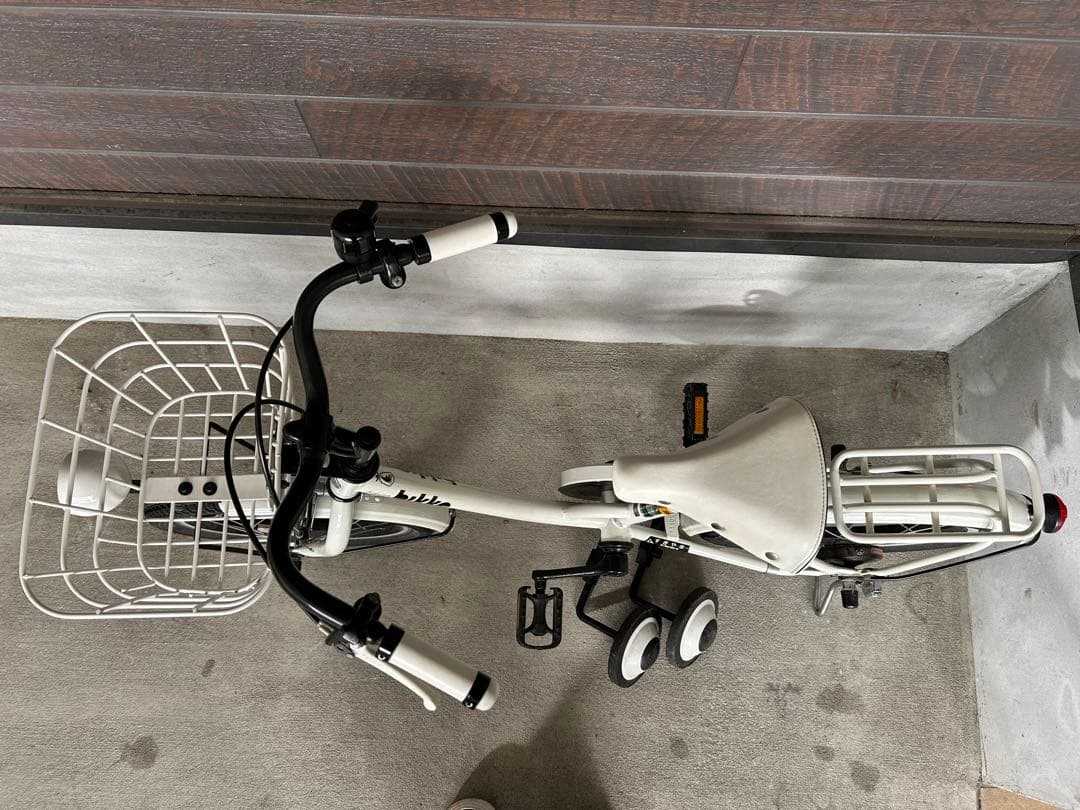 ブリヂストン　ビッケ　16インチ　子供用自転車 ホワイト 美品　手渡し限定