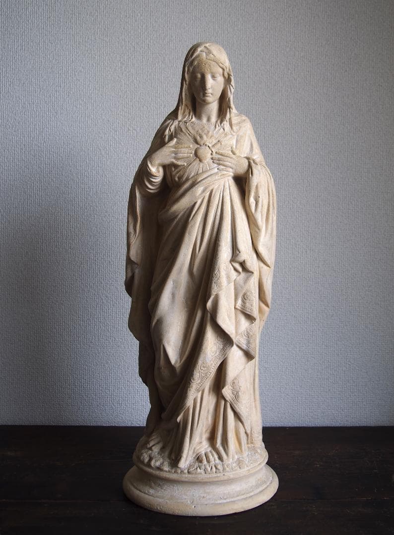classic.select白い聖母像 52cm聖心の聖母マリア/K147