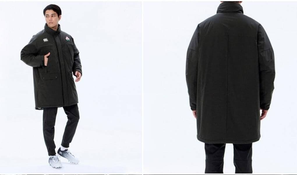 Canterbury 日本代表ラグビー ロングコート ブラック　М