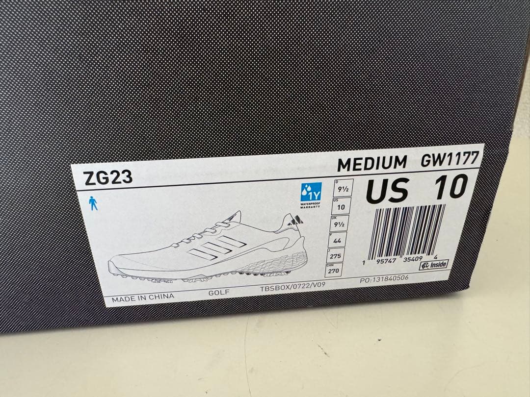 【新品未使用】adidas ゴルフシューズ ZG23 GW1177 27.5cm