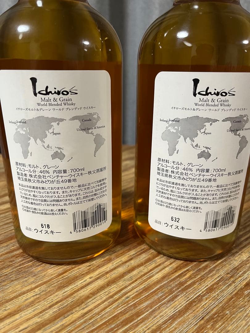 イチローズ・モルト　２本