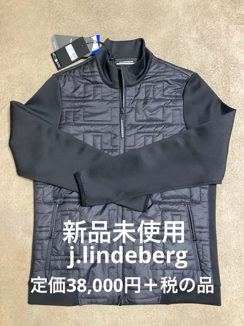 新品未使用　J.Lindeberg ブラック ジャケット