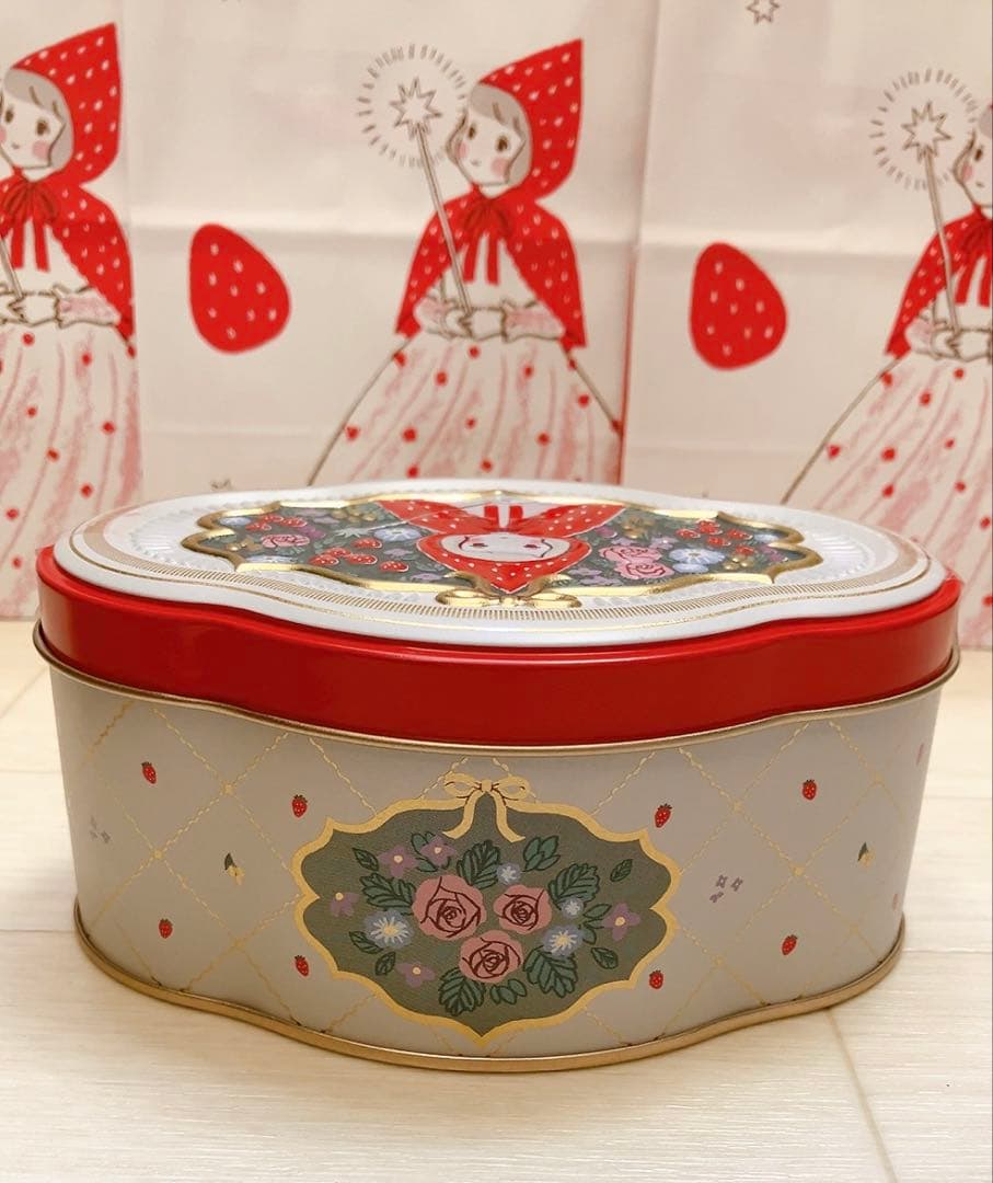 松風屋 マイネローレン いちごの日 おとぎばなし缶