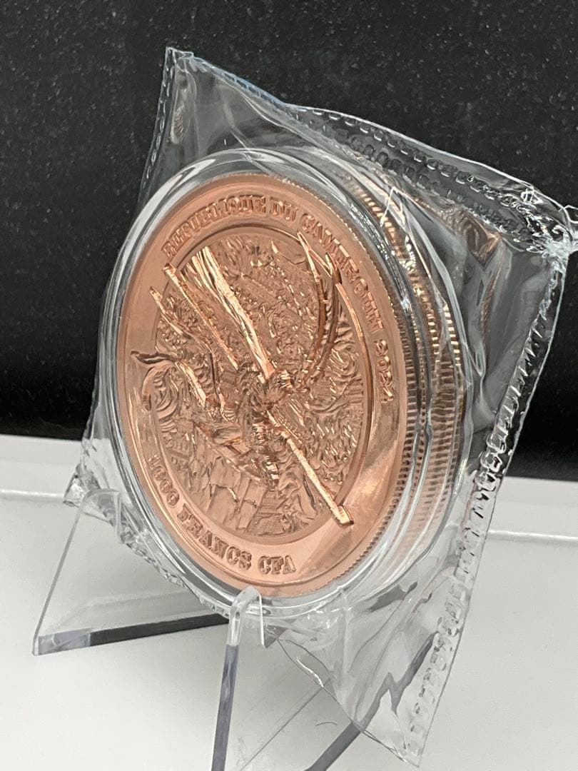 2024年カメルーン　孫悟空 李雲中　50g 大型銅貨　99枚限定