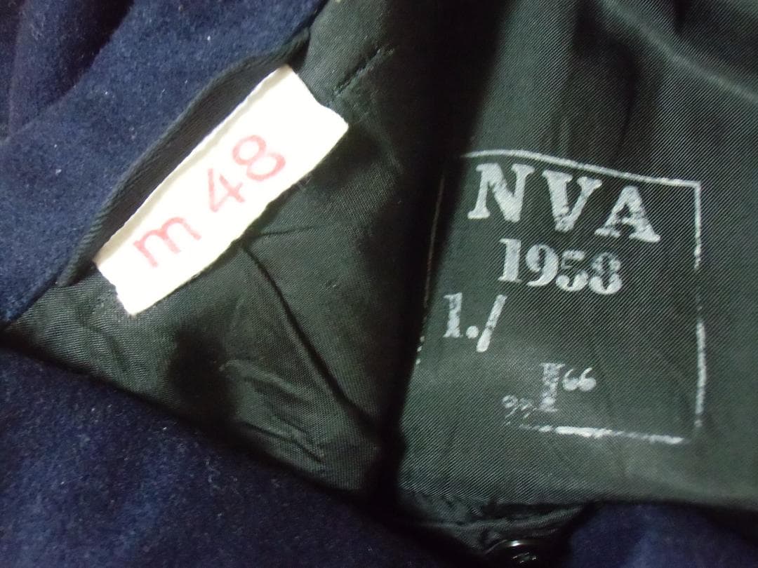 ＮＶＡ東ドイツ軍/人民軍＊海軍＊Pコート/ピーコートｍ４８（実物）