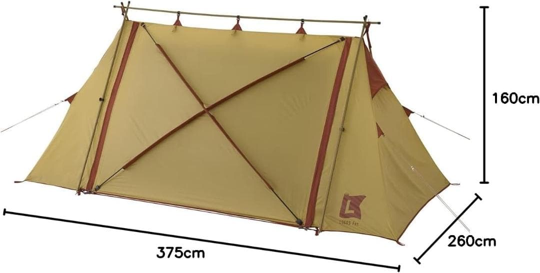 新品 LOGOS Fes PANEL Lambda DUO‑BC 2人用 A型