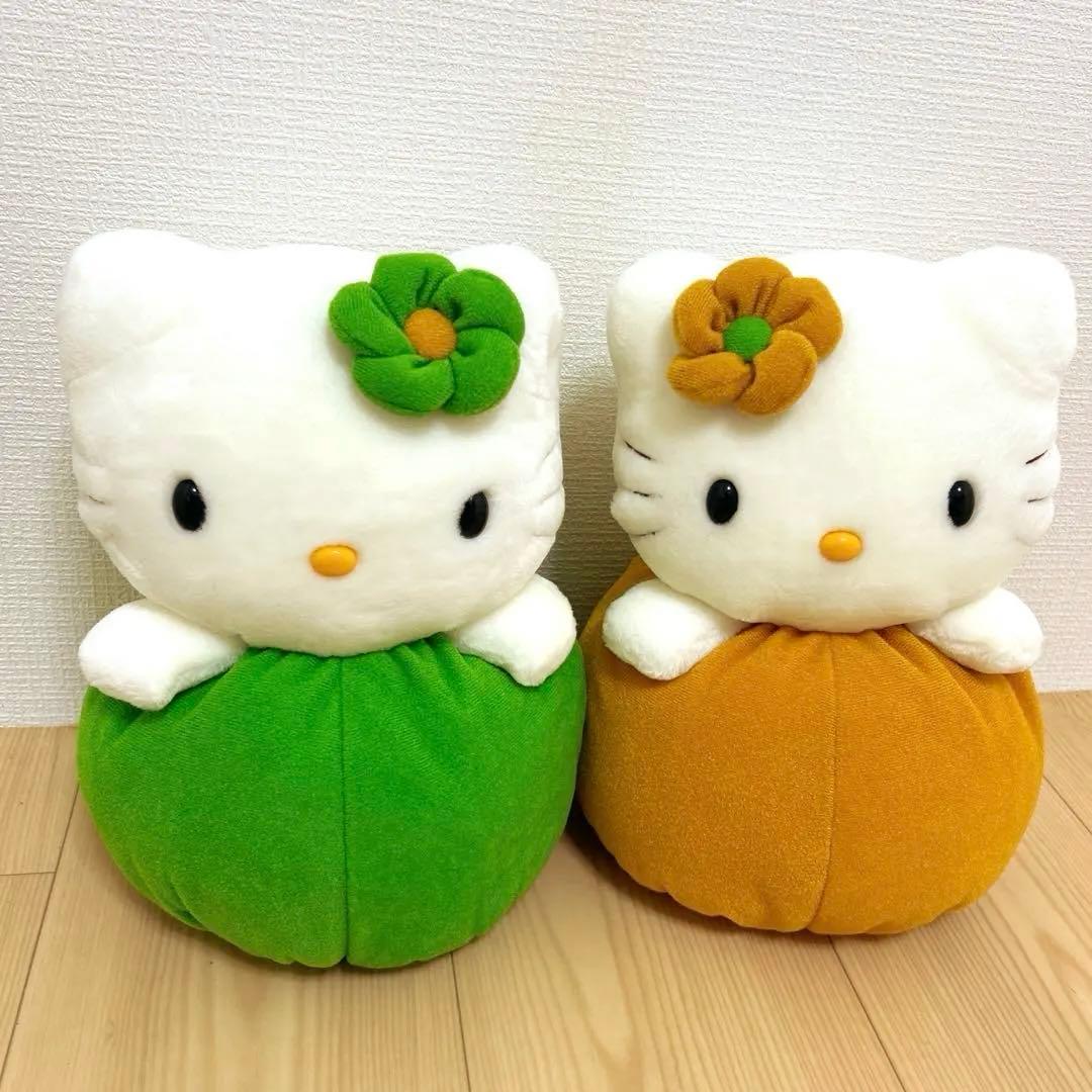 希少　紀文豆乳　ハローキティ　ぬいぐるみ　豆キティ　お豆キティ　ご当地キティ
