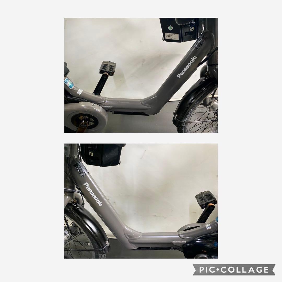 1年保証 新品部品多数　パナソニック　20インチ　グレー　電動アシスト自転車