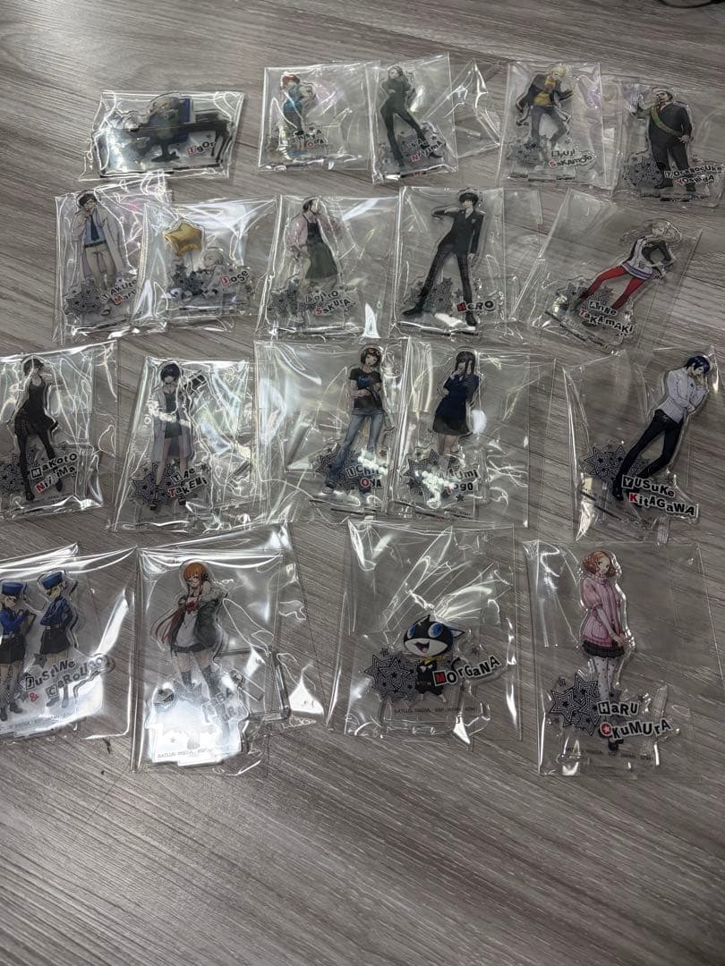 一番くじ　ペルソナ5 フィギュア　ラストワン　クリアファイル　アクリルスタンド