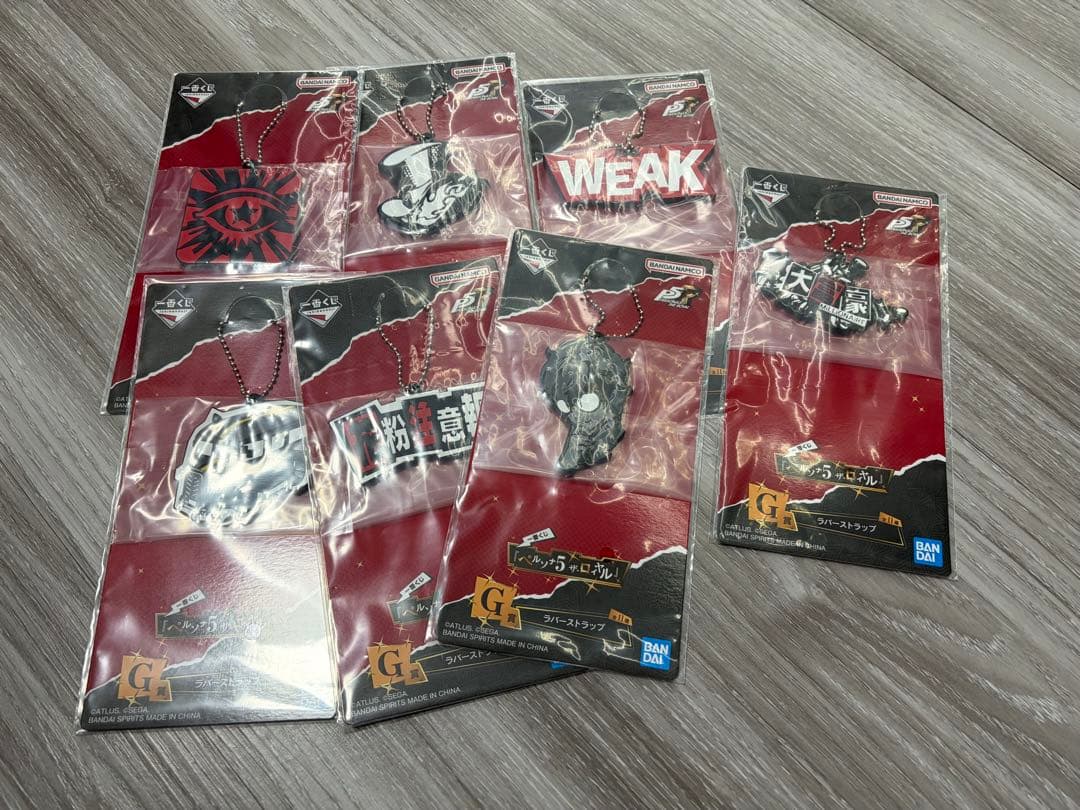 一番くじ　ペルソナ5 フィギュア　ラストワン　クリアファイル　アクリルスタンド