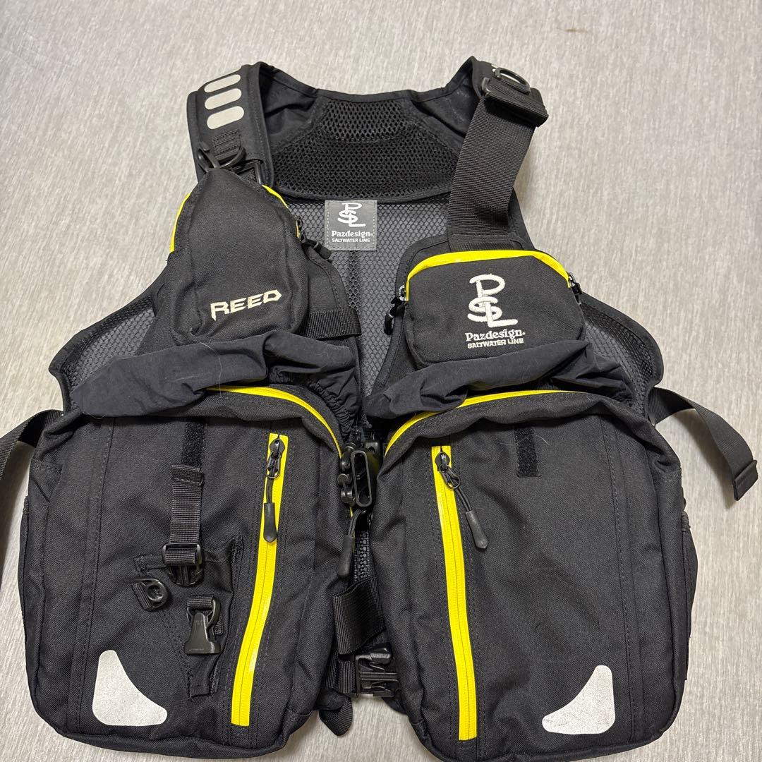 Pazdesign コンプリート ライフジャケット黒/黄色