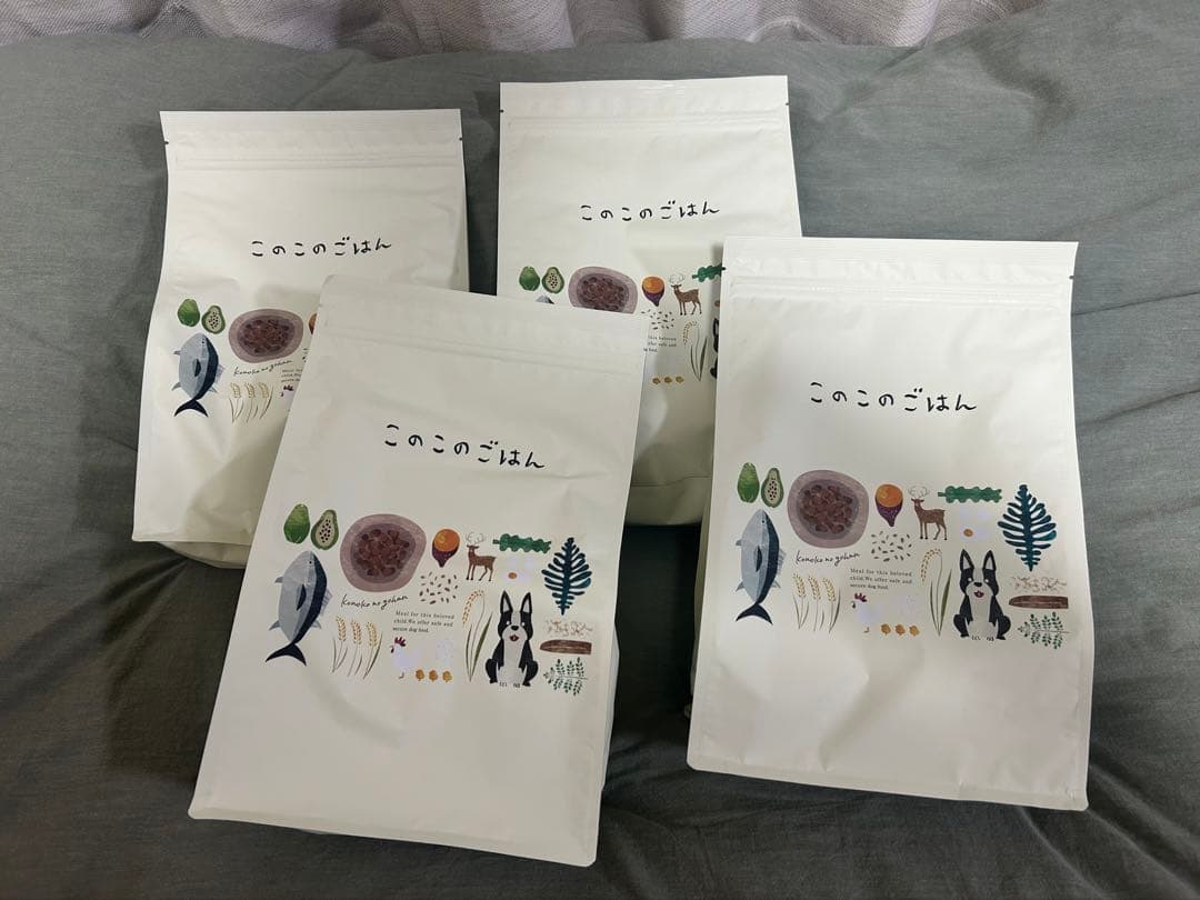 このこのごはん（ドッグフード）4袋セット