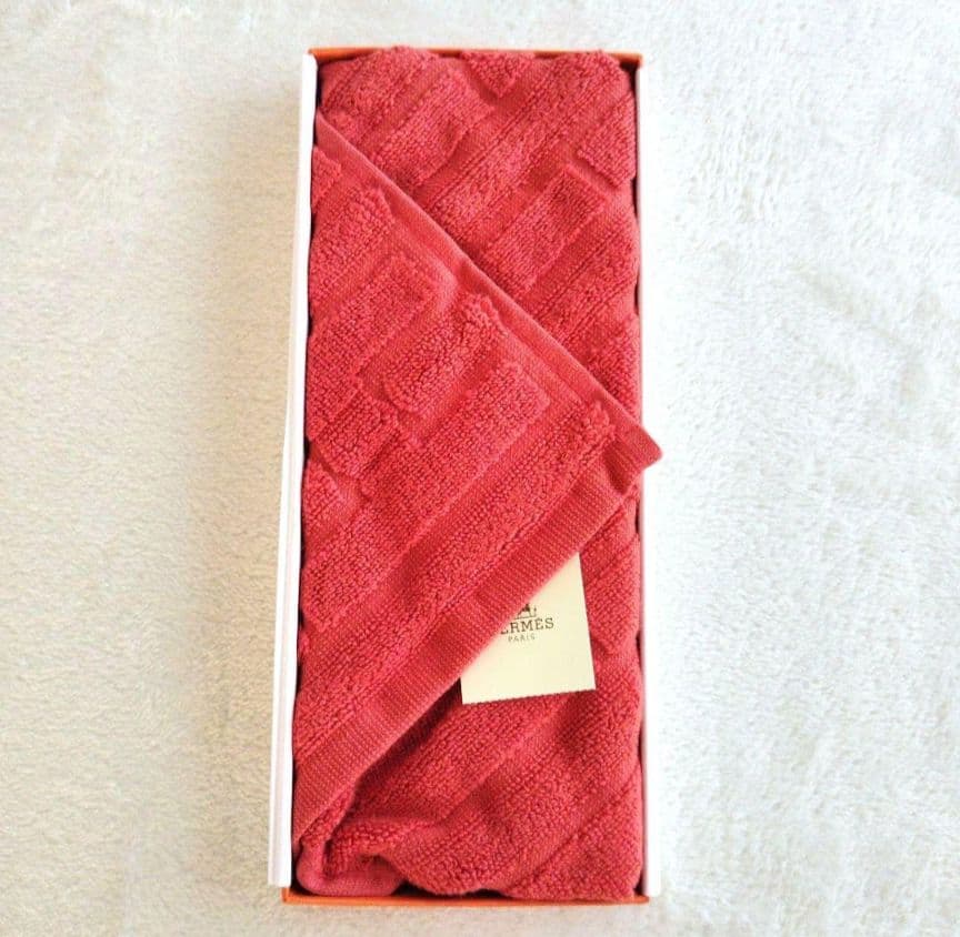 新品・未使用　HERMES エルメス　タオル エルメスオレンジ　即日発送