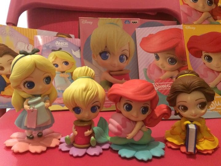 箱付ベビー プリンセス フィギュア キューポスケット ディズニー Qposket