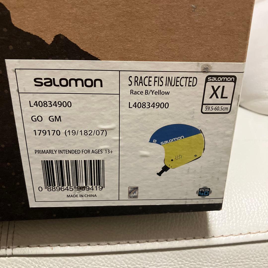 美品！Salomon スキーヘルメット　FIS ジュニア　XL 大人　競技用