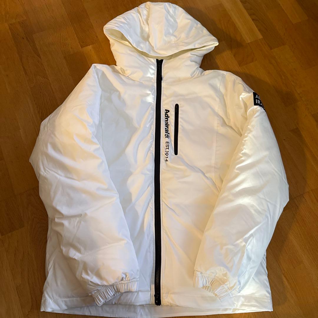 Admiral 中綿フード付きジャケット ホワイト