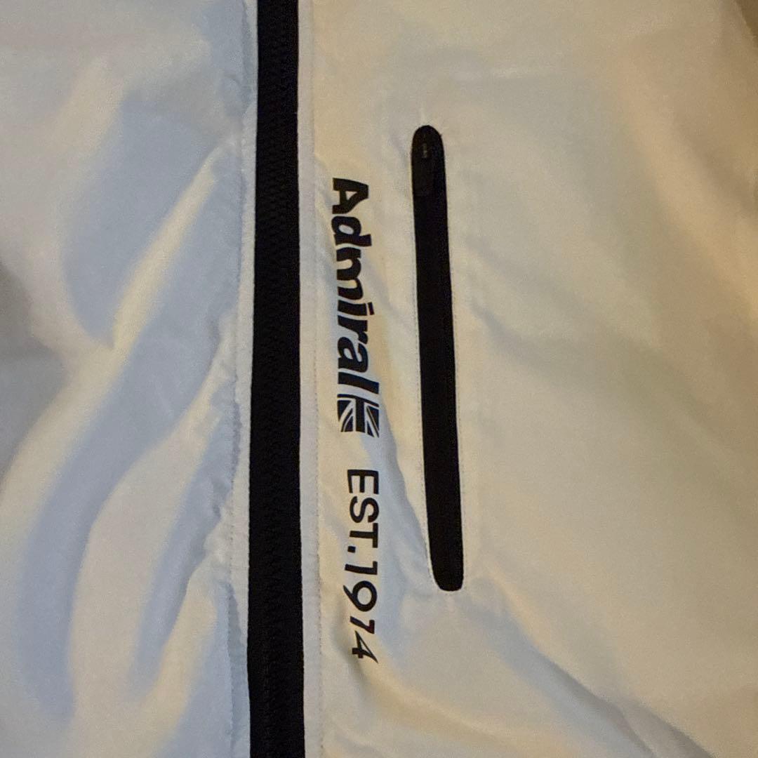 Admiral 中綿フード付きジャケット ホワイト