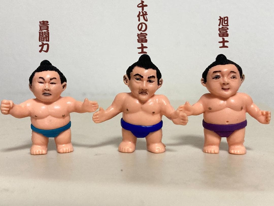大相撲力士　塗装消しゴム　貴花田、若花田、小錦、曙、安芸ノ島、寺尾、その他
