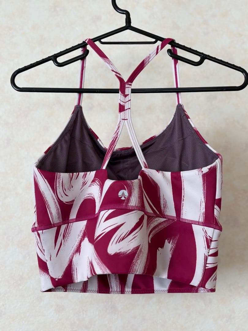 LAVA SUKALA ハートプリントセパレートタンクトップ ルビーピンク　L